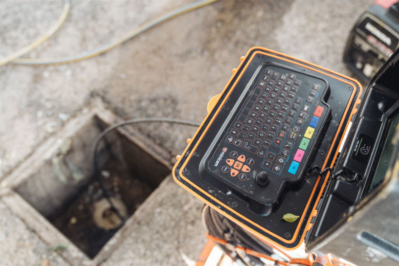 An image of advanced CCTV drainage equipment