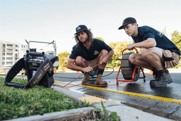 An image of the Dizzys Drainage team