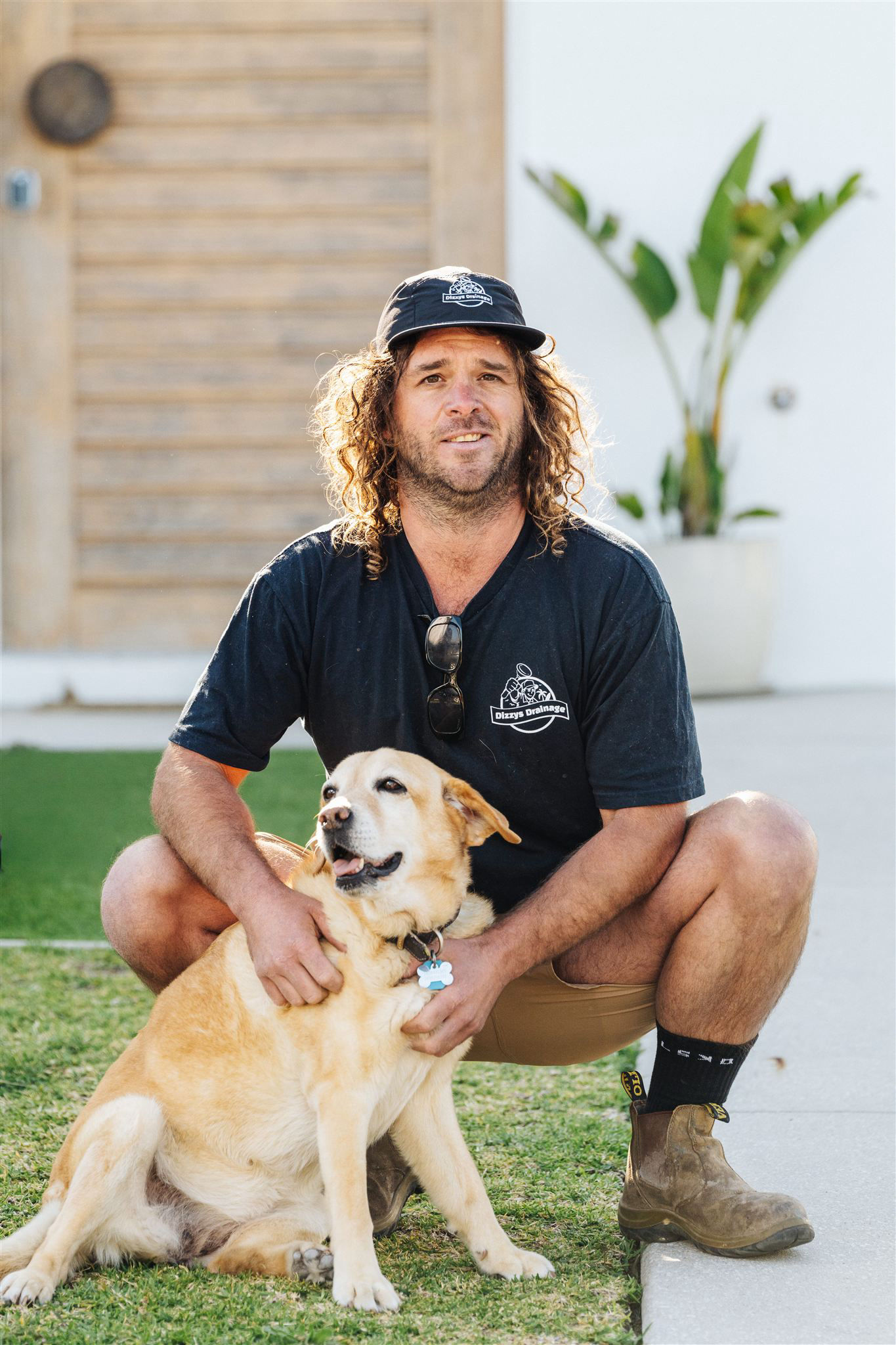 An image of Darcy, the owner of Dizzys Drainage